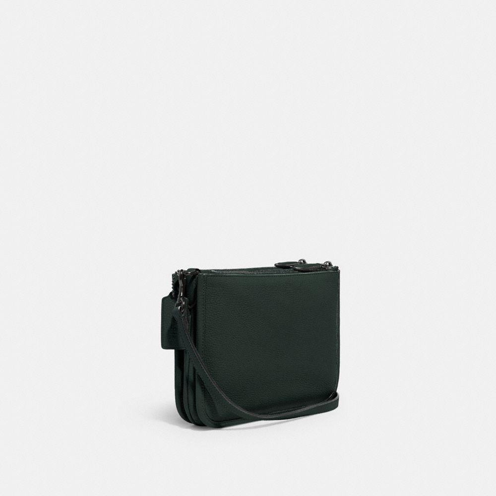 COACH®,Slim Turnlock Crossbody,,Angle View