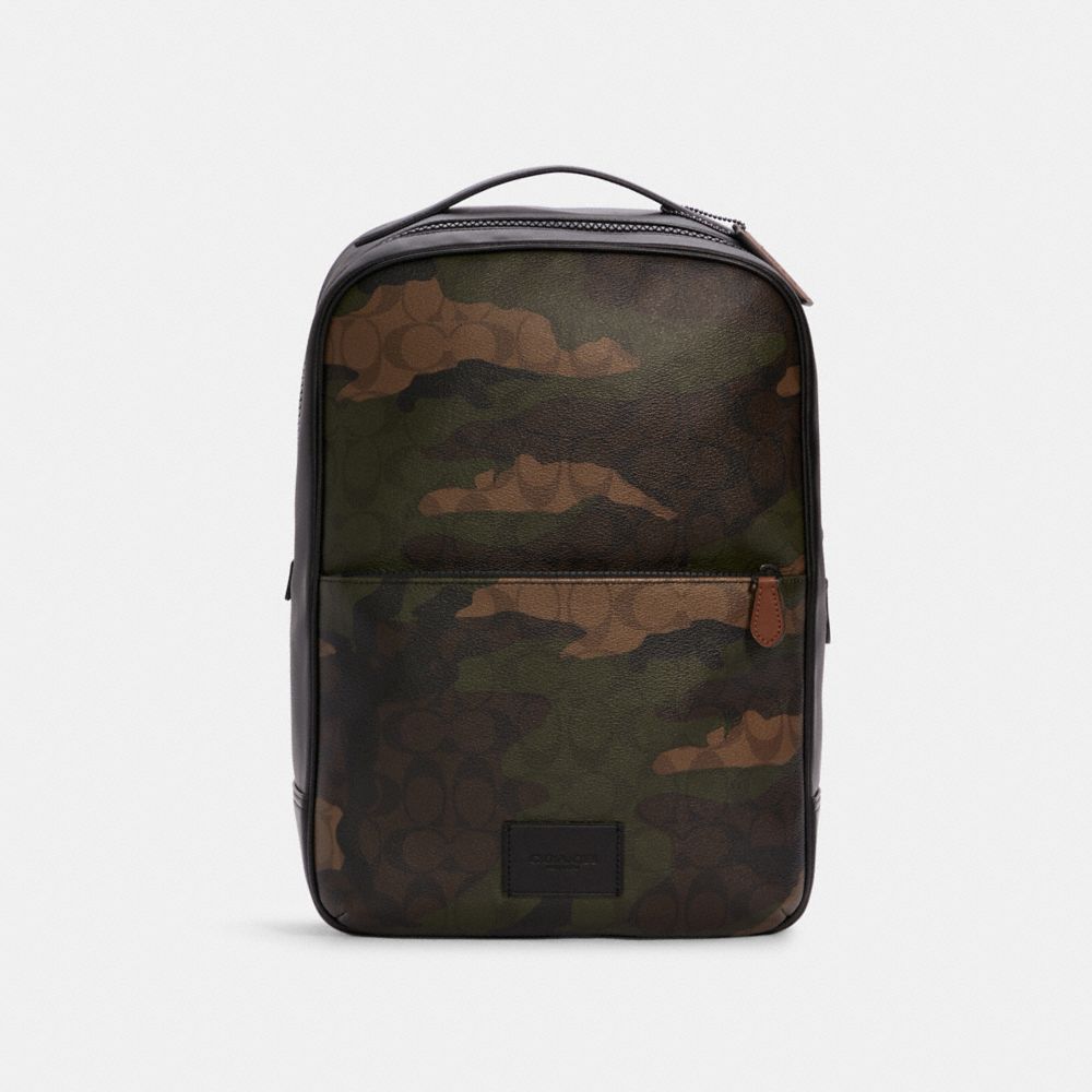 Coach camo online backpack