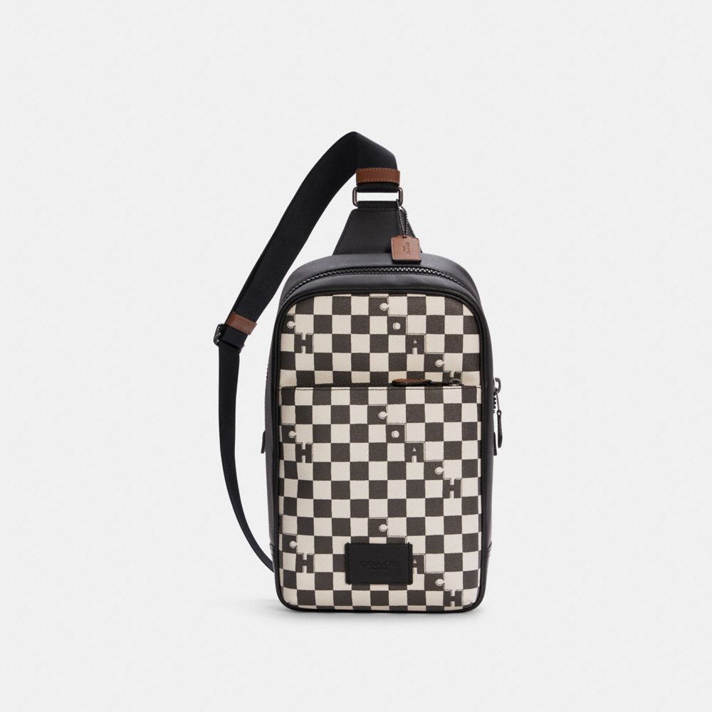 COACH®  Westway Belt Bag With Checker Print