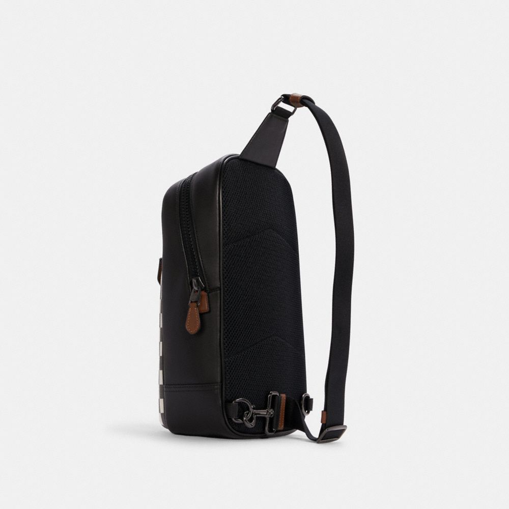 COACH®  Westway Belt Bag With Checker Print