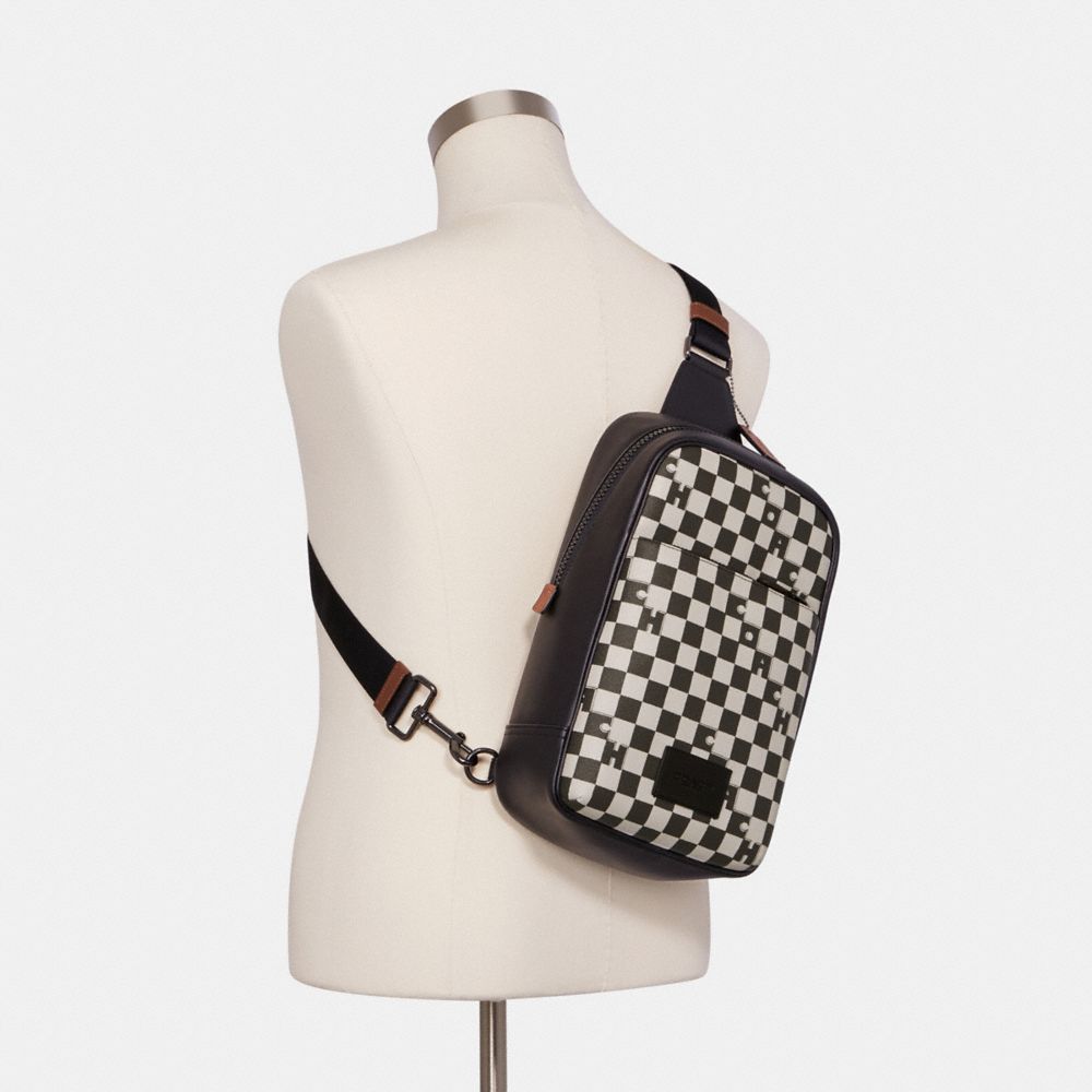 COACH®  Westway Belt Bag With Checker Print