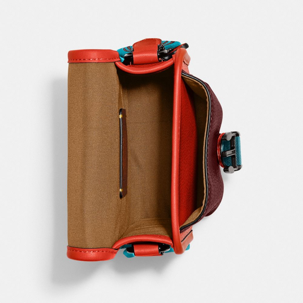 Charter North/South Crossbody With Hybrid Pouch In Colorblock