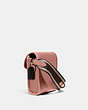COACH®,CHARTER NORTH/SOUTH CROSSBODY WITH HYBRID POUCH IN COLORBLOCK,Polished Pebble Leather,Mini,New Blush Multi,Angle View