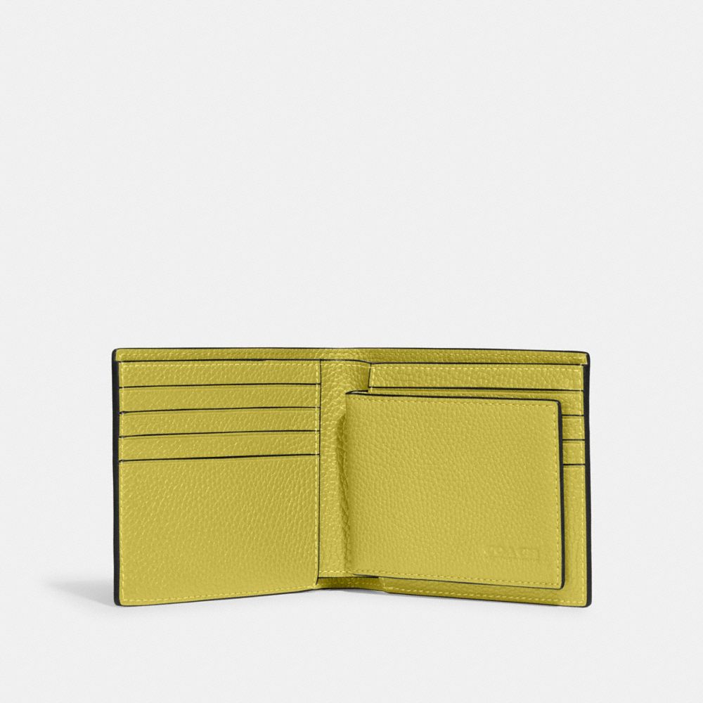COACH®,3 In 1 Wallet,,Inside View,Top View