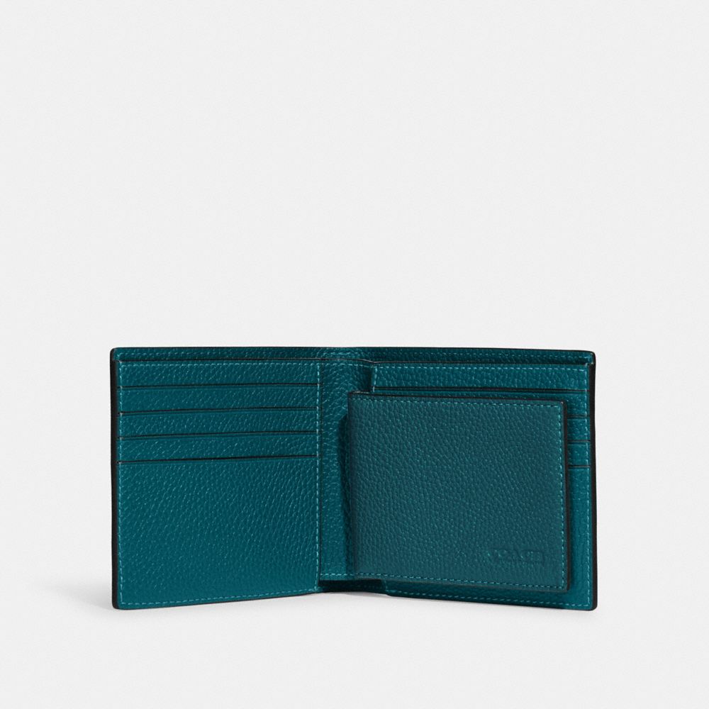 COACH®,3 In 1 Wallet,,Inside View,Top View
