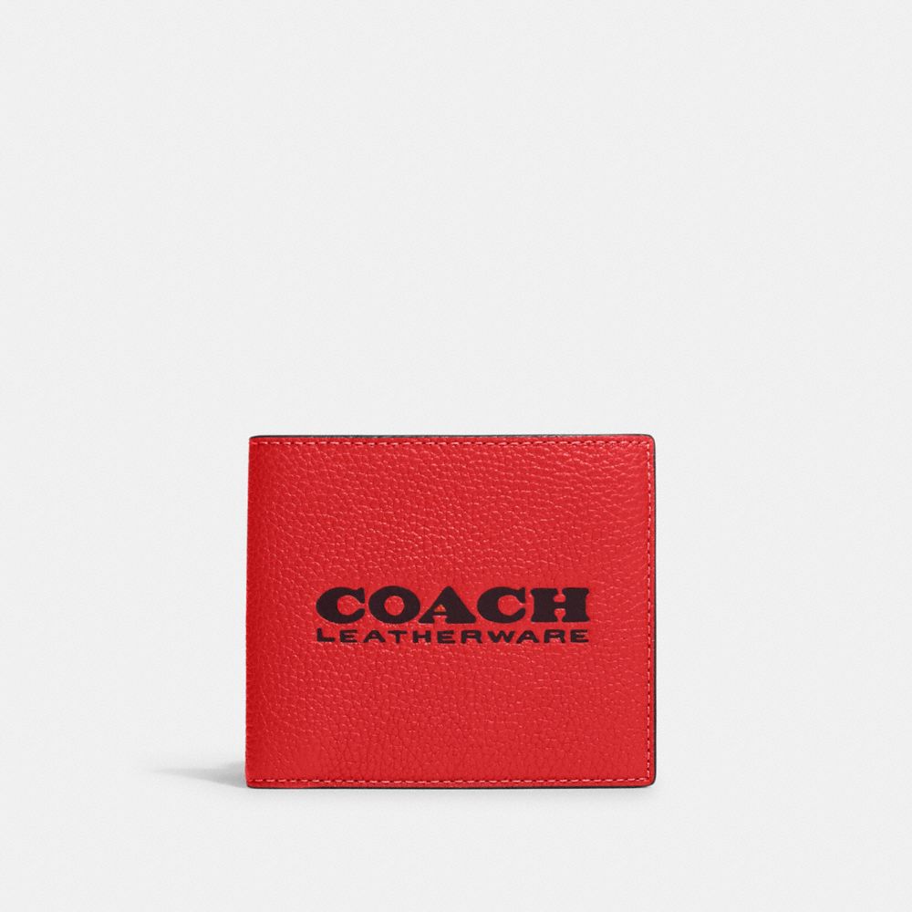 COACH®,コイン ウォレット,ミニ財布(二つ/三つ折り),ｽﾎﾟｰﾂ ﾚｯﾄﾞ/ｵｯｸｽﾌﾞﾗｯﾄﾞ