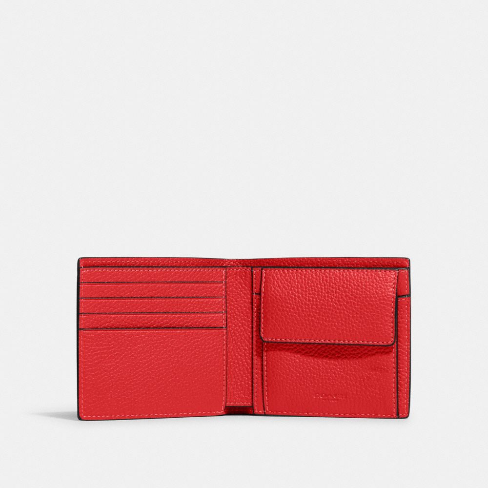 COACH®,コイン ウォレット,ミニ財布(二つ/三つ折り),ｽﾎﾟｰﾂ ﾚｯﾄﾞ/ｵｯｸｽﾌﾞﾗｯﾄﾞ