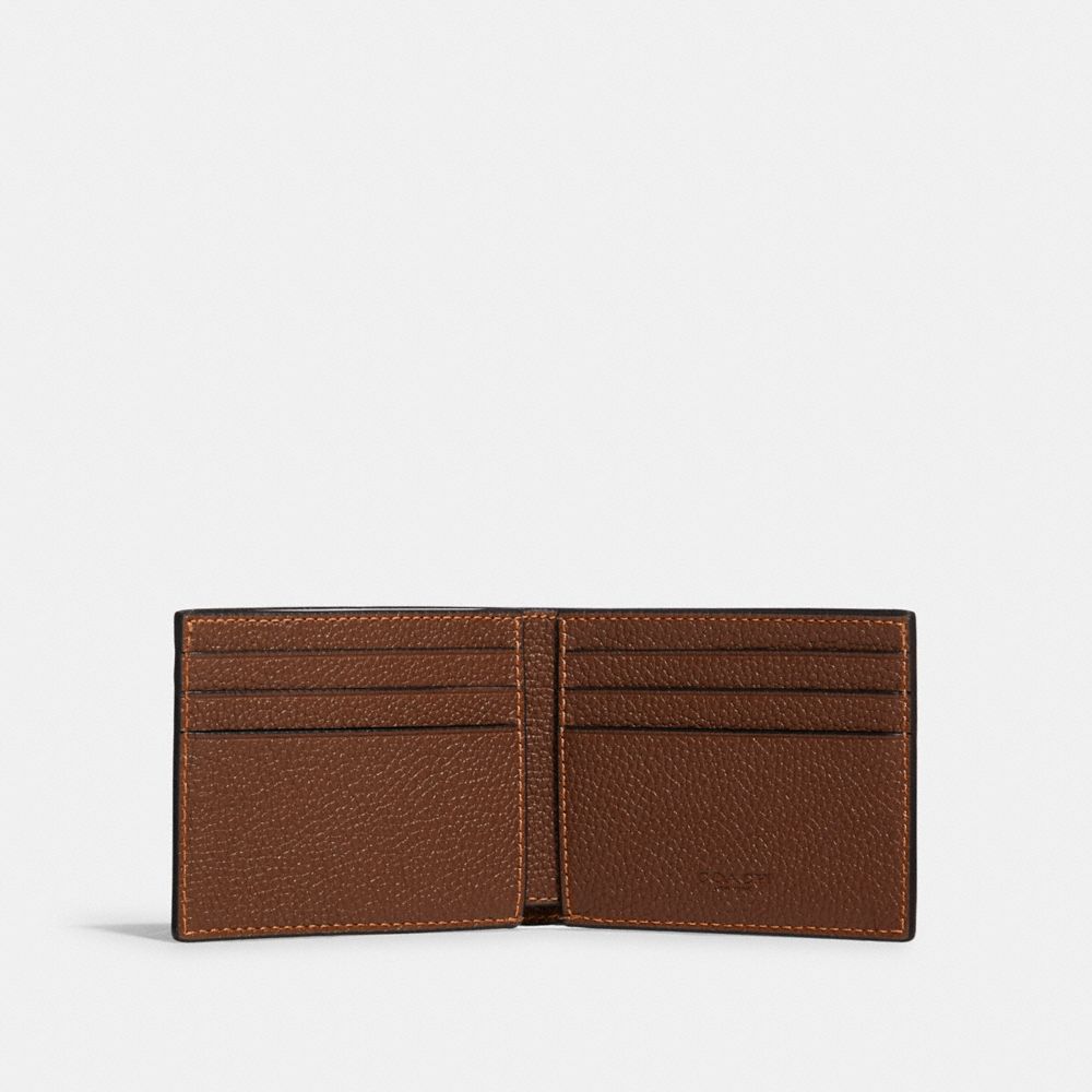 COACH®,Slim Billfold Wallet,,Inside View,Top View