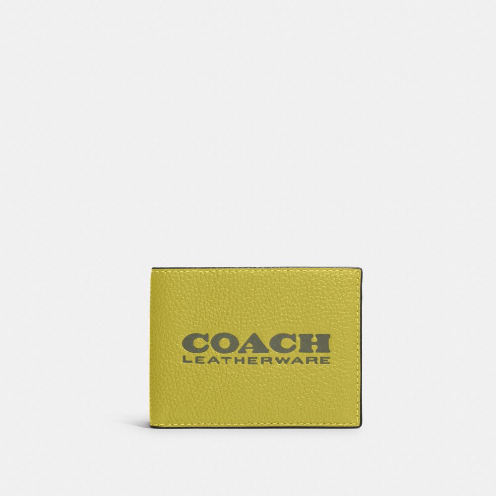 COACH®,Slim Billfold Wallet,,Front View