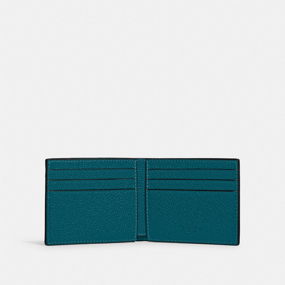 COACH®,Slim Billfold Wallet,,Inside View,Top View