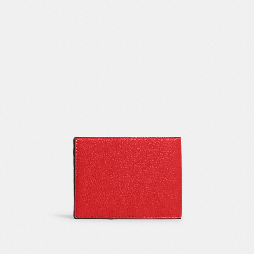 COACH®,Slim Billfold Wallet,,Back View