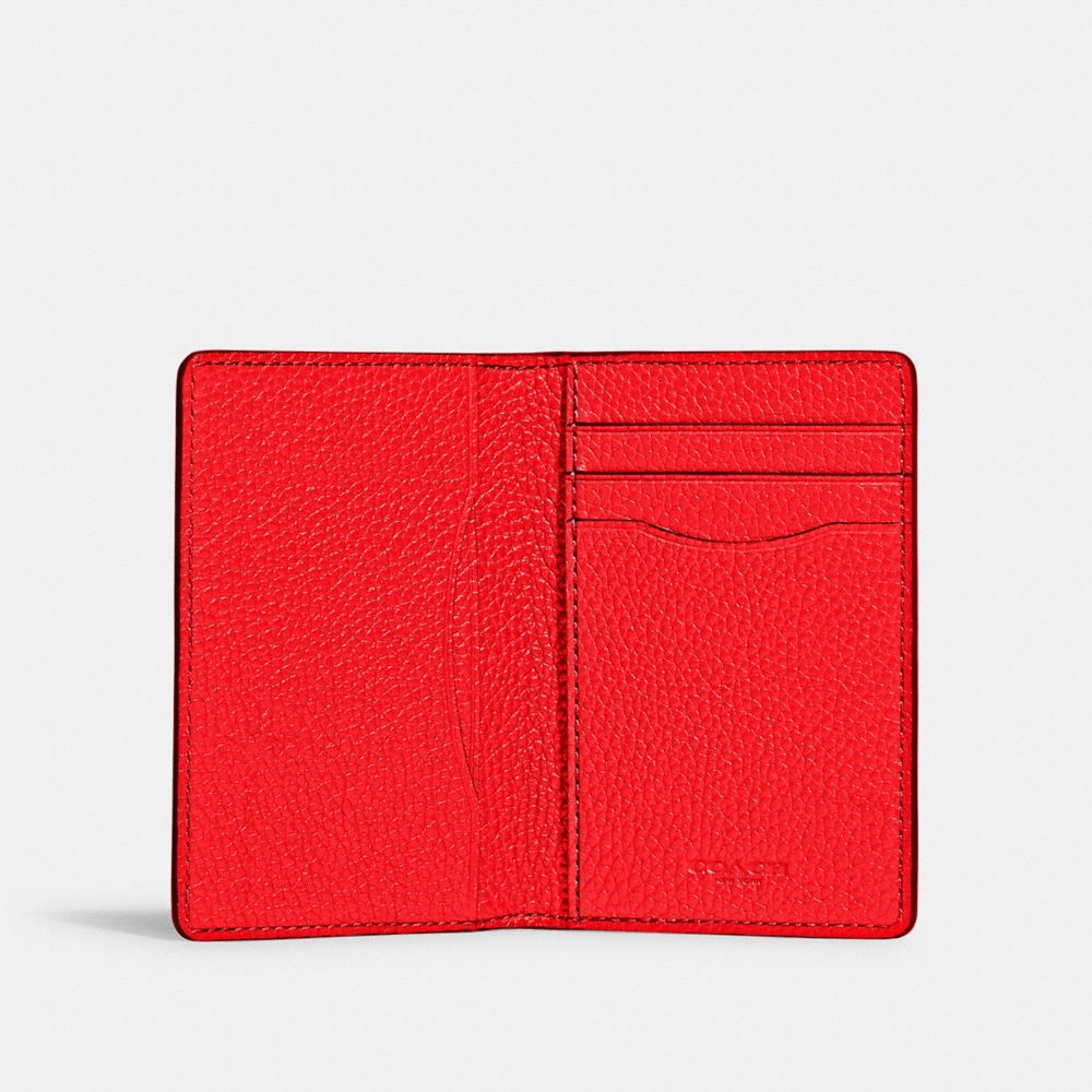 COACH®,Card Wallet,,Inside View,Top View