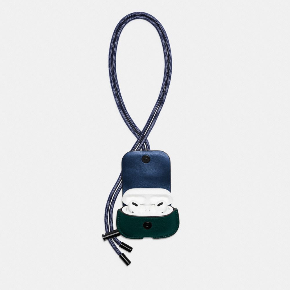 COACH®,Large Airpods Pro Case,,Inside View,Top View