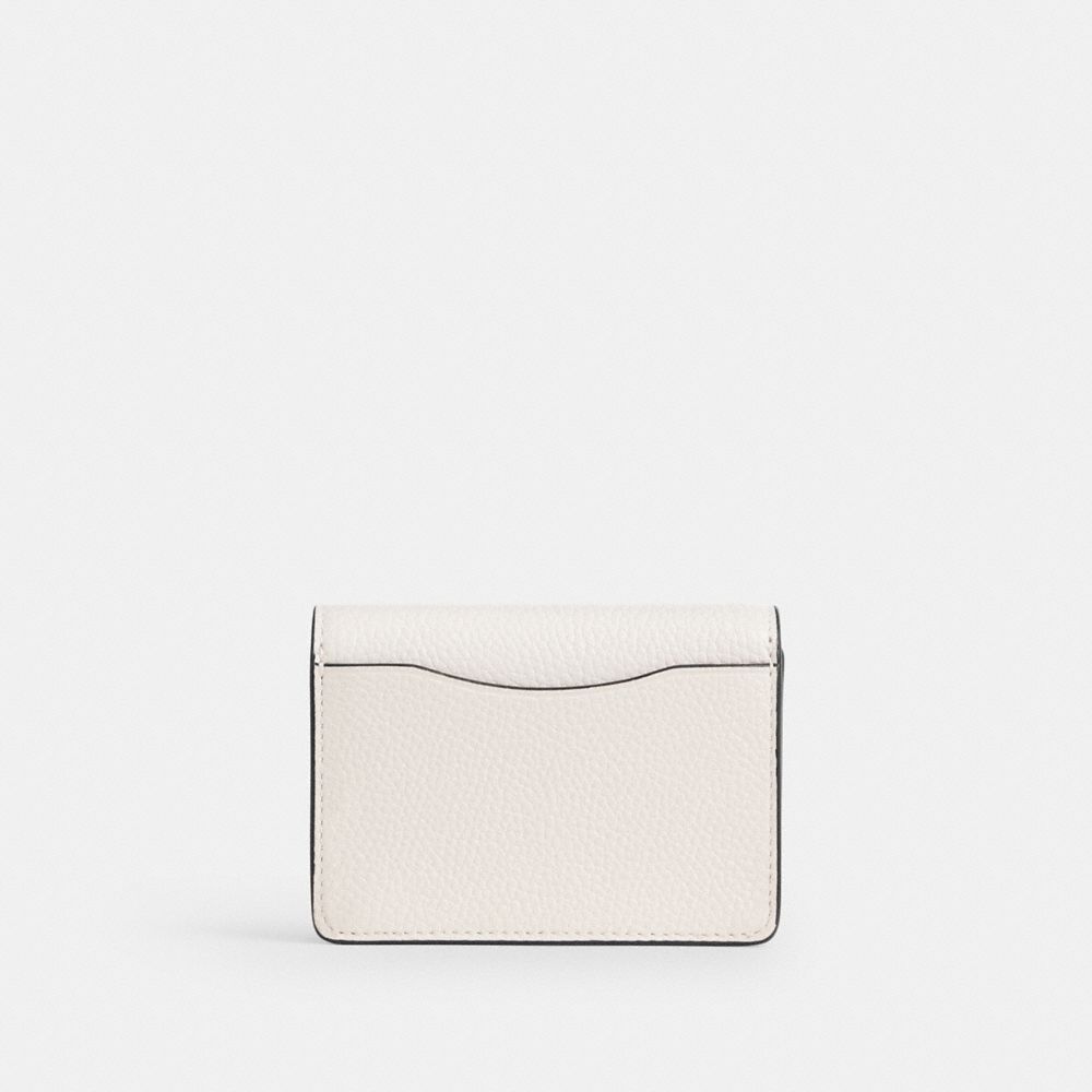 COACH®,Half Flap Card Case,,Back View