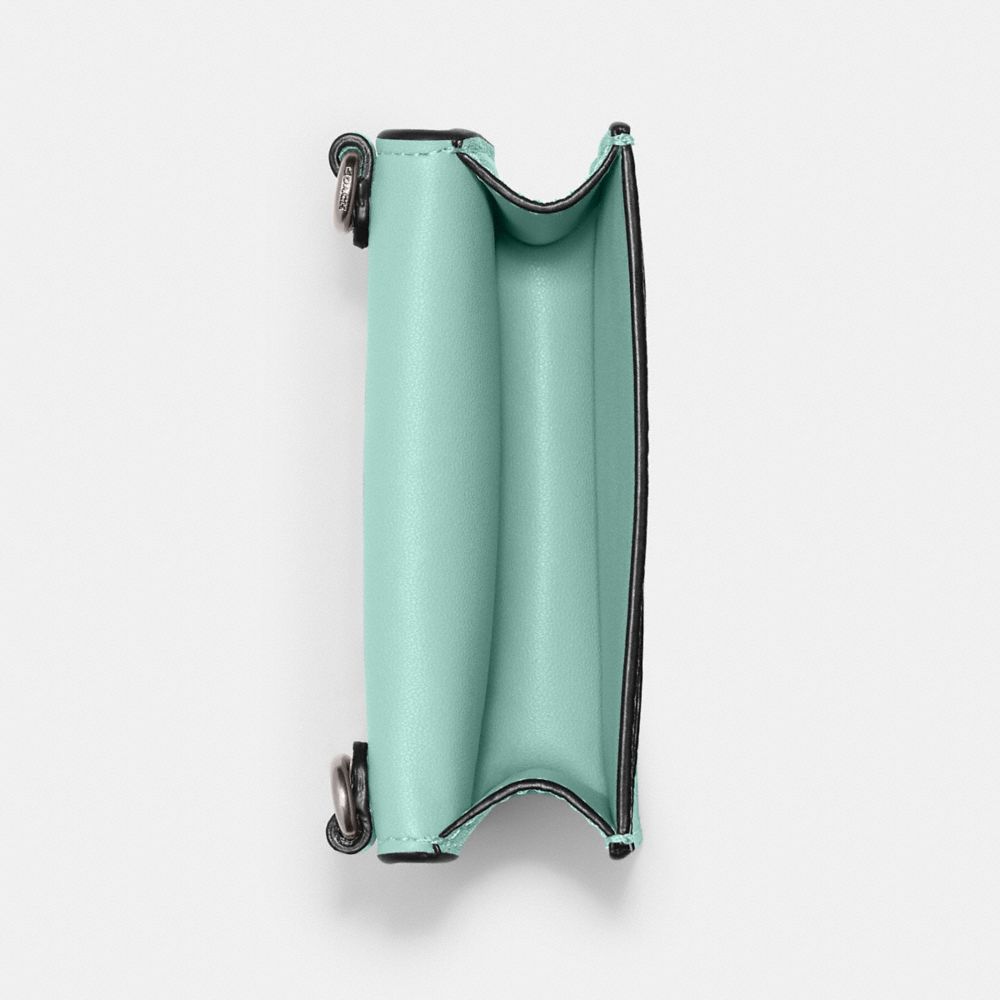 COACH®,Half Flap Card Case,,Inside View,Top View
