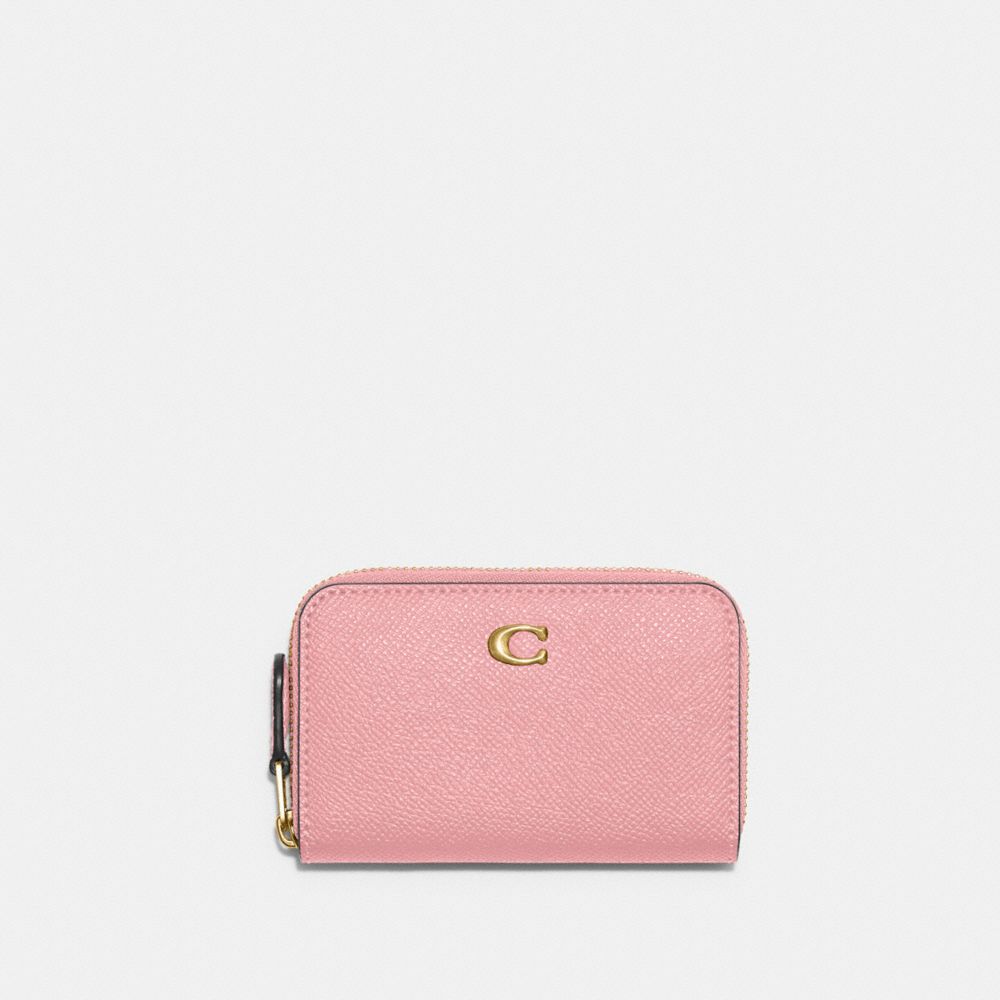 COACH®,Small Zip Around Card Case,,Front View
