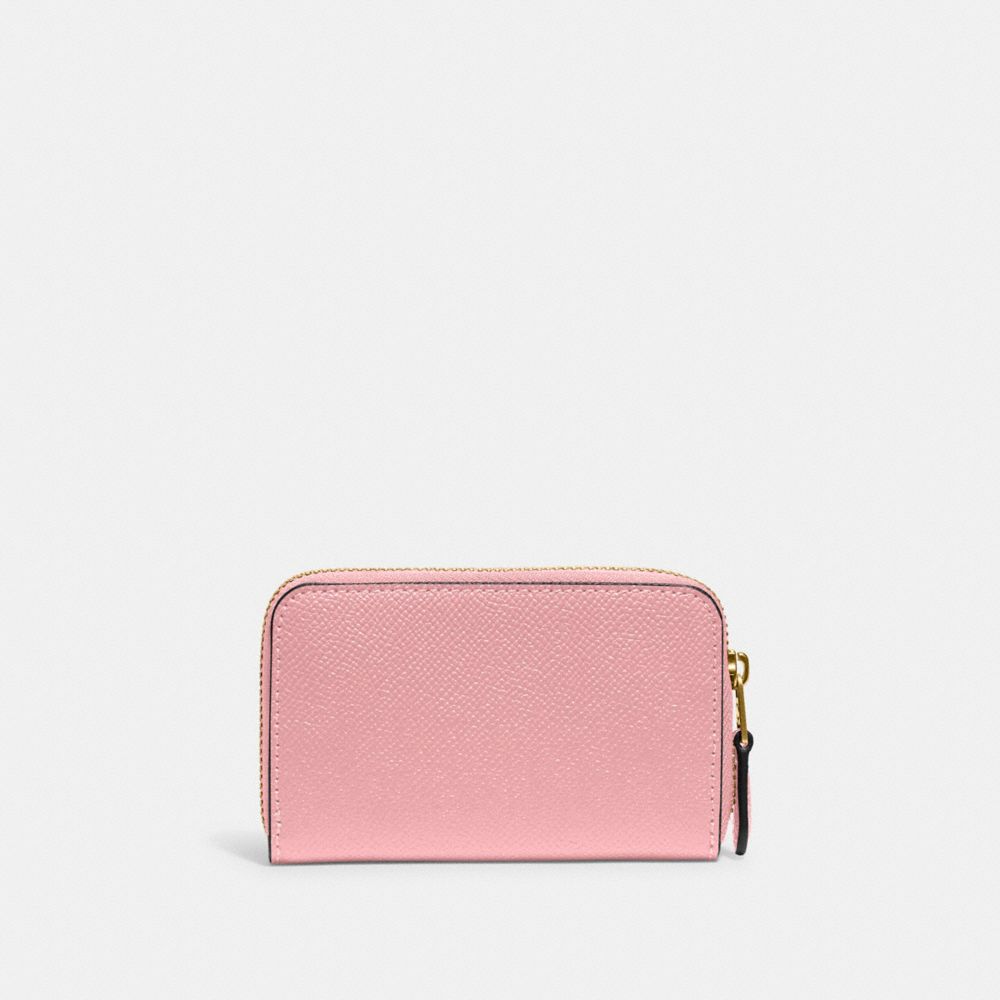 COACH®,Small Zip Around Card Case,,Back View