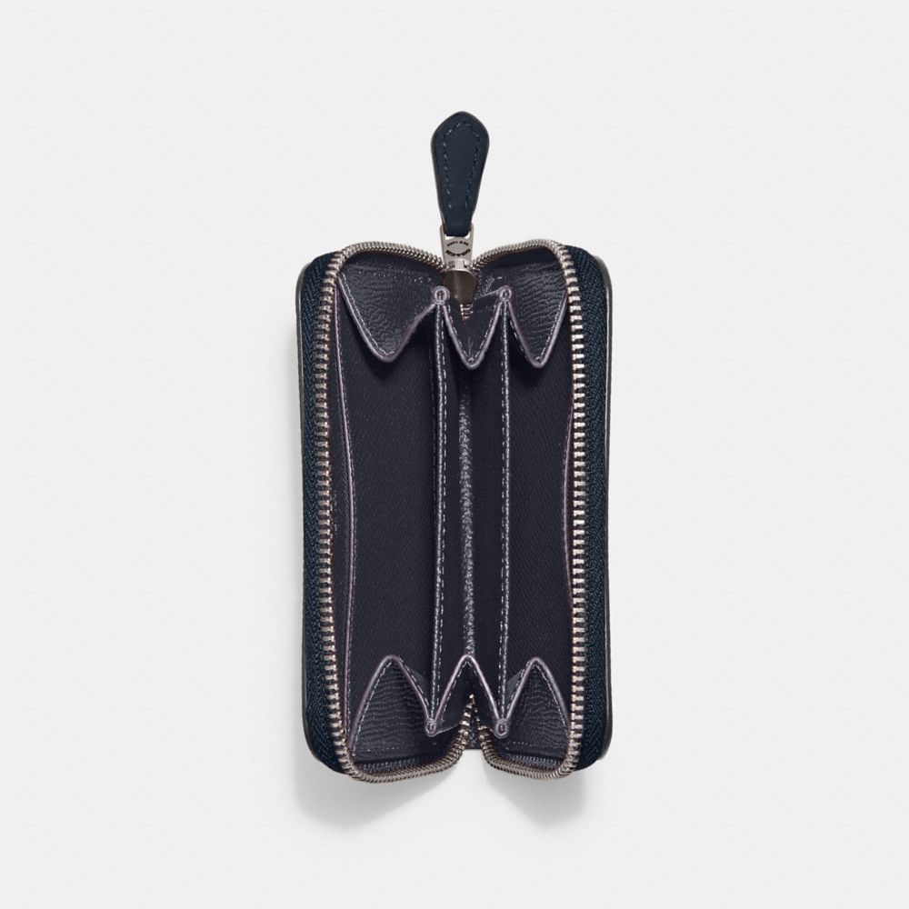 Zip Card Holder - Coach - Black - Leather ref.809016 - Joli Closet