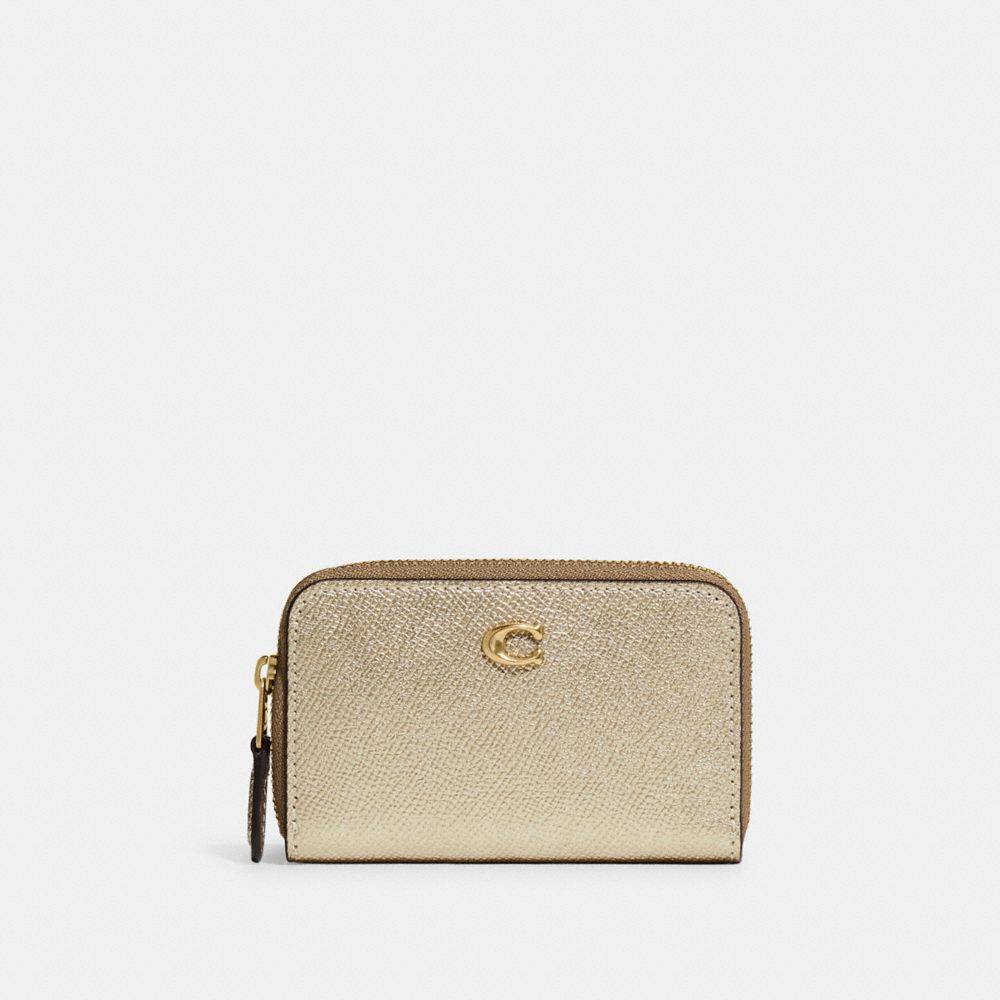 COACH®  Multifunction Card Case In Rainbow Signature Canvas