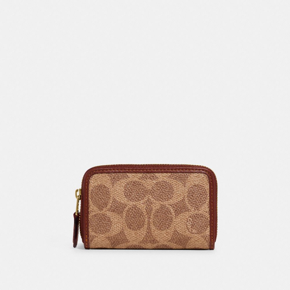 Coach Small Zip Around Card Case