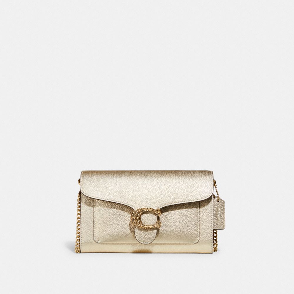 Tabby chain clutch cheap coach