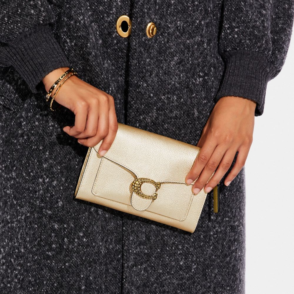 COACH®,Tabby Chain Clutch,,Detail View