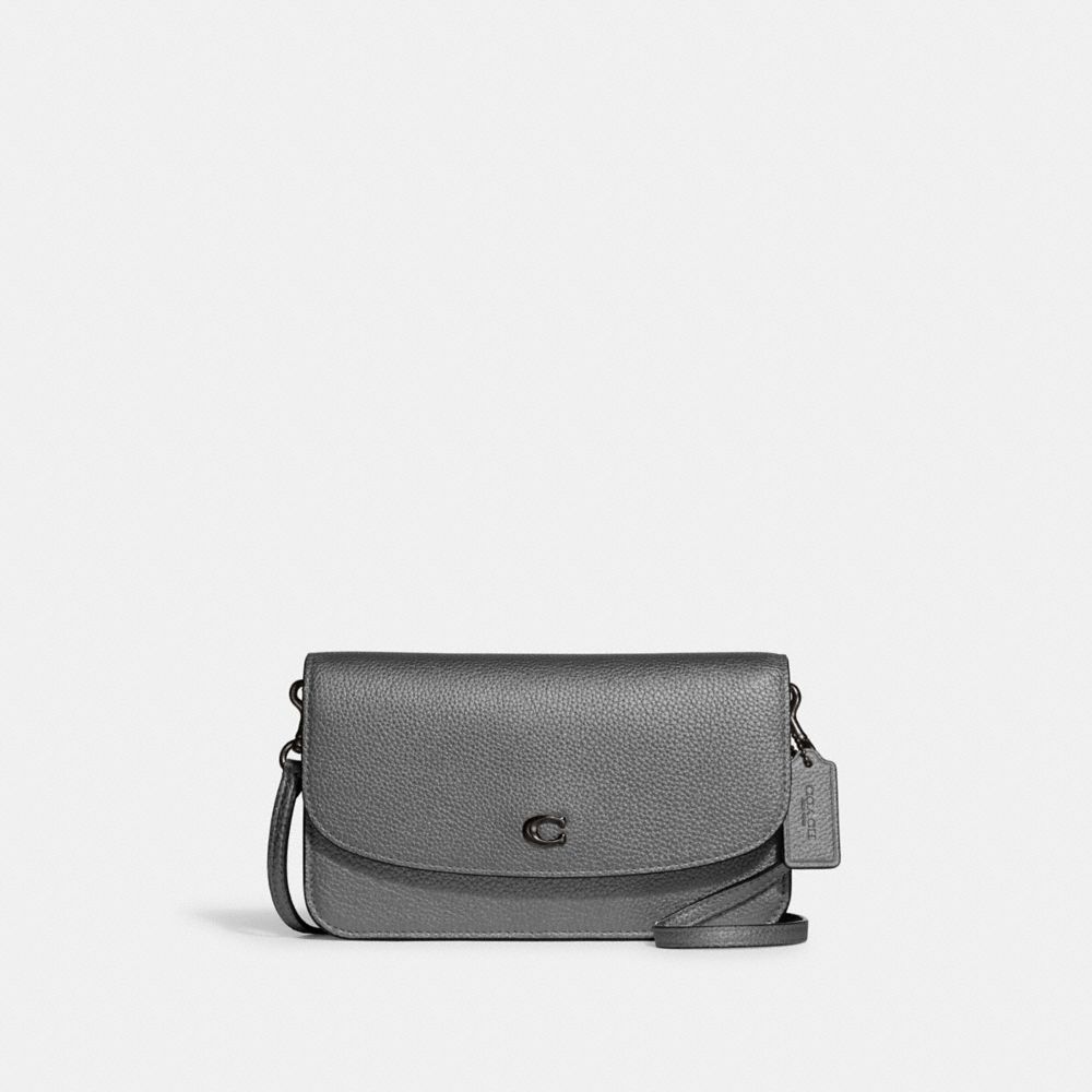 Coach Polished Pebble Leather Hayden Crossbody, Black, One Size