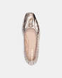 COACH®,ELEANOR FLAT,Platinum Champagne,Inside View,Top View