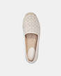 COACH®,CARLEY ESPADRILLE,Leather,Chalk,Inside View,Top View