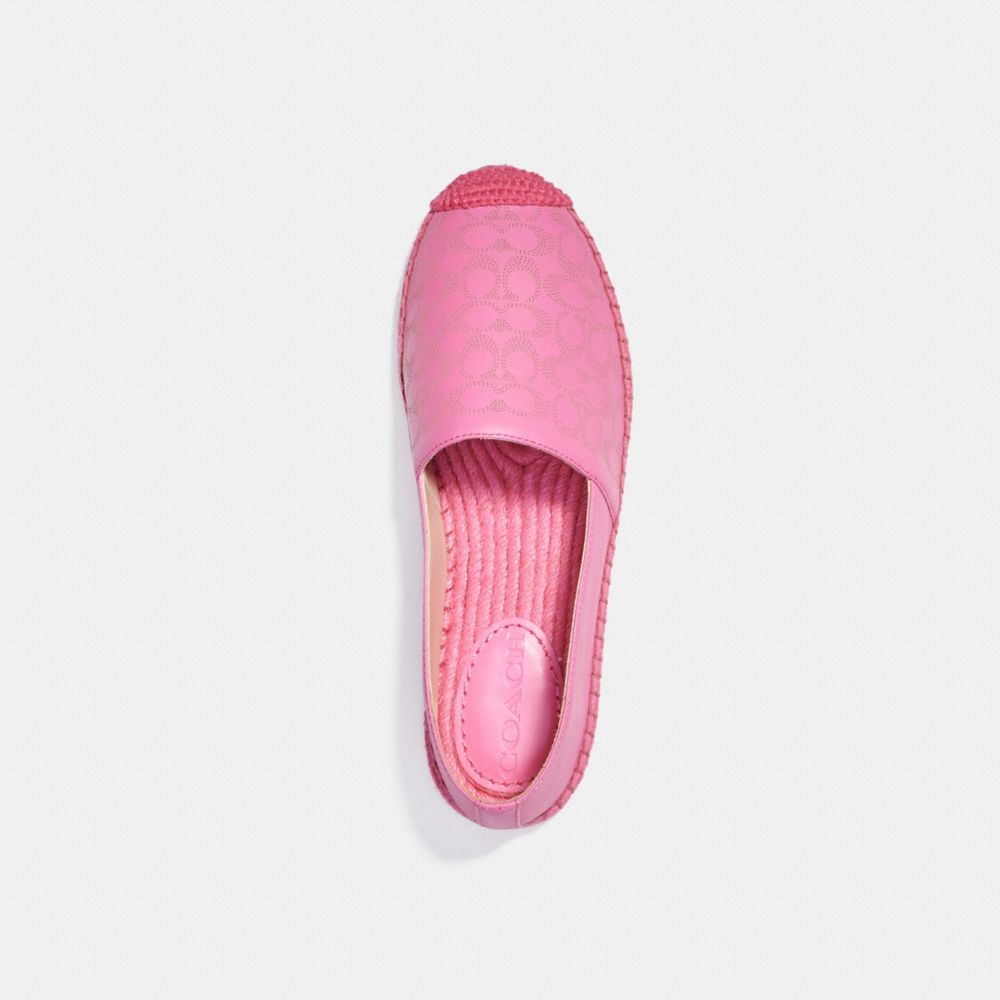 COACH®,Carley Espadrille,,Inside View,Top View