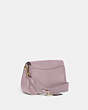 COACH®,LUCY CROSSBODY,Pebbled Leather,Medium,Gold/Pink,Angle View