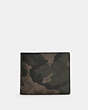 3 In 1 Wallet In Signature Canvas With Camo Print