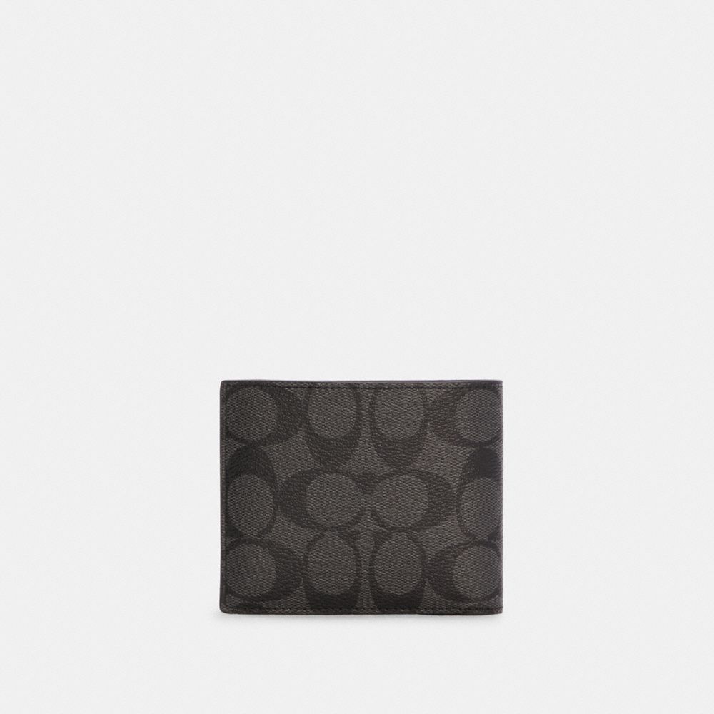 Coffret cadeau portefeuille 3 en 1 en toile signature color block