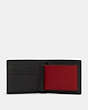 COACH®,BOXED 3-IN-1 WALLET GIFT SET IN COLORBLOCK SIGNATURE CANVAS,Gunmetal/Mahogany/Bright Cardinal,Inside View,Top View