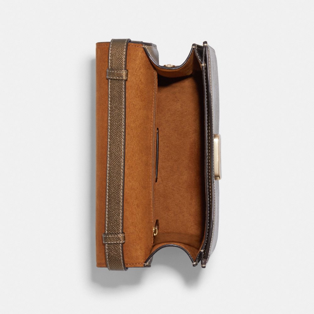 COACH®,Brynn Flap Crossbody Bag,,Inside View,Top View