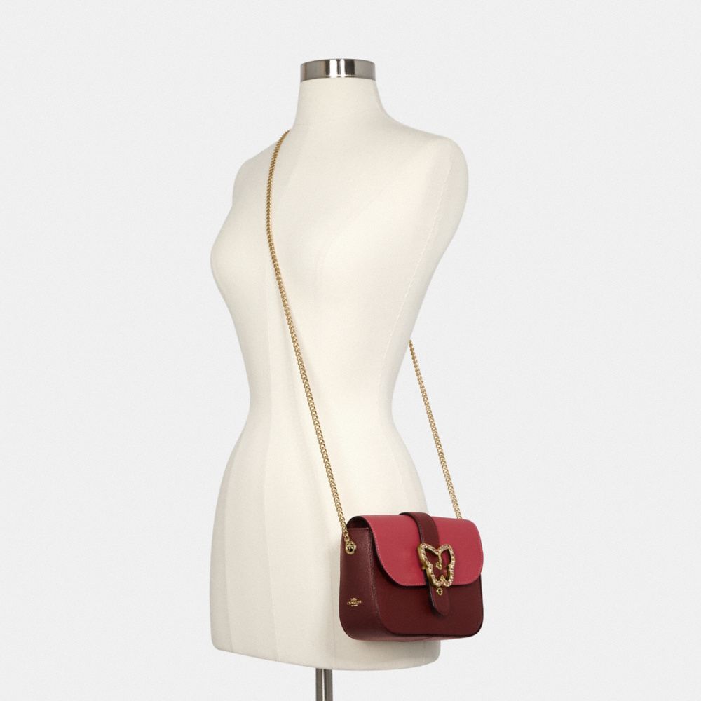 Gemma Crossbody Bag In Colorblock With Butterfly Buckle
