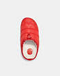 COACH®,RACHELLE SLIPPER,Polyester/Leather,Miami Red,Inside View,Top View