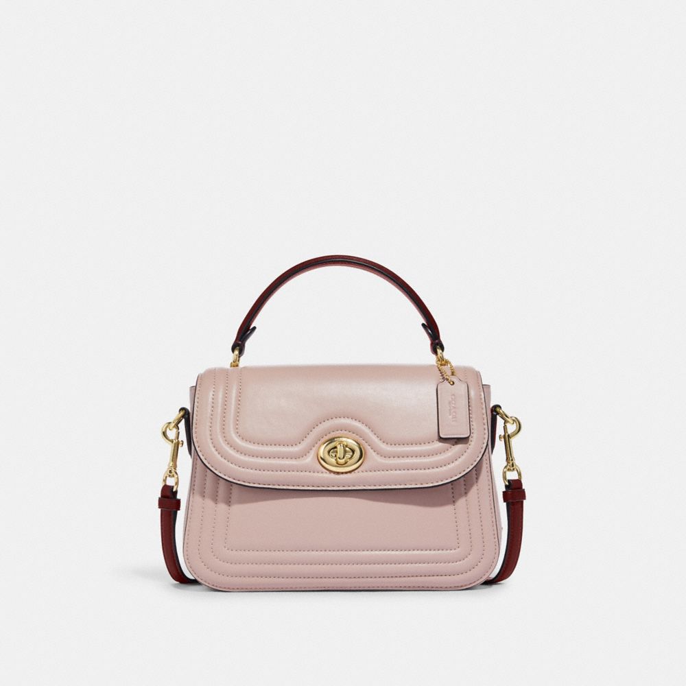 Coach Marlie Top Handle Satchel In Colorblock Im/Chalk Multi C2836