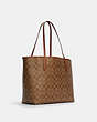 City Tote Bag In Signature Canvas With Coach Radial Rainbow
