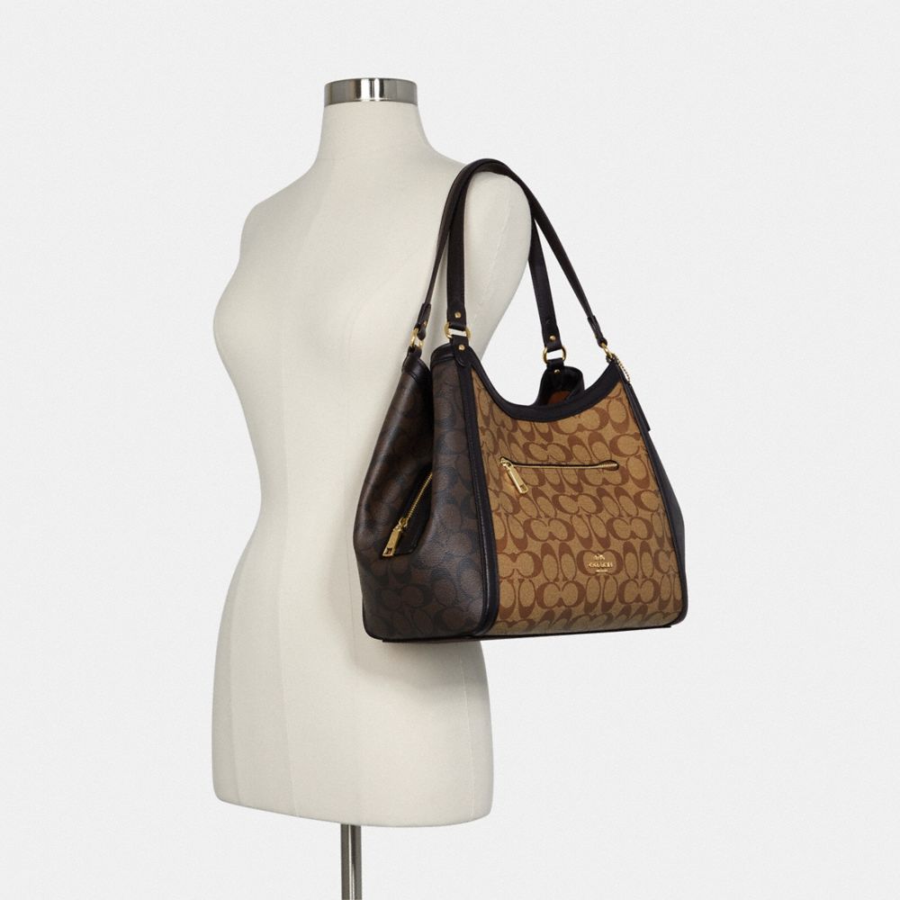 Coach Outlet Kristy Shoulder Bag In Signature Canvas