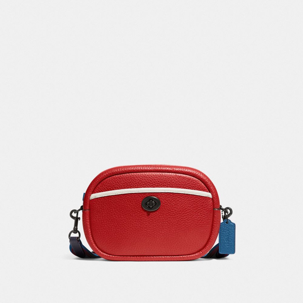 Coach Colorblock Leather Camera Crossbody Bag