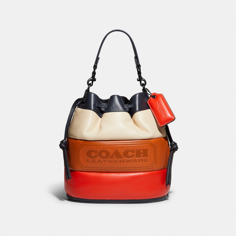 Supple Leather Medium Bucket Bag