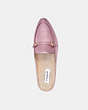 COACH®,IRENE MULE,Leather,Metallic Pink,Inside View,Top View