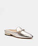 COACH®,IRENE MULE,Leather,Platinum Champagne,Front View