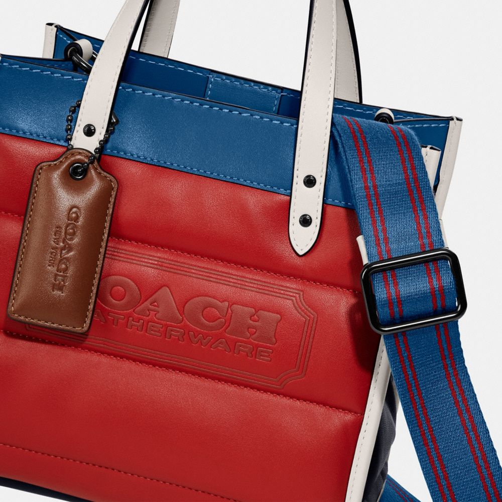 COACH®: Field Tote 22 In Colorblock With Coach Badge