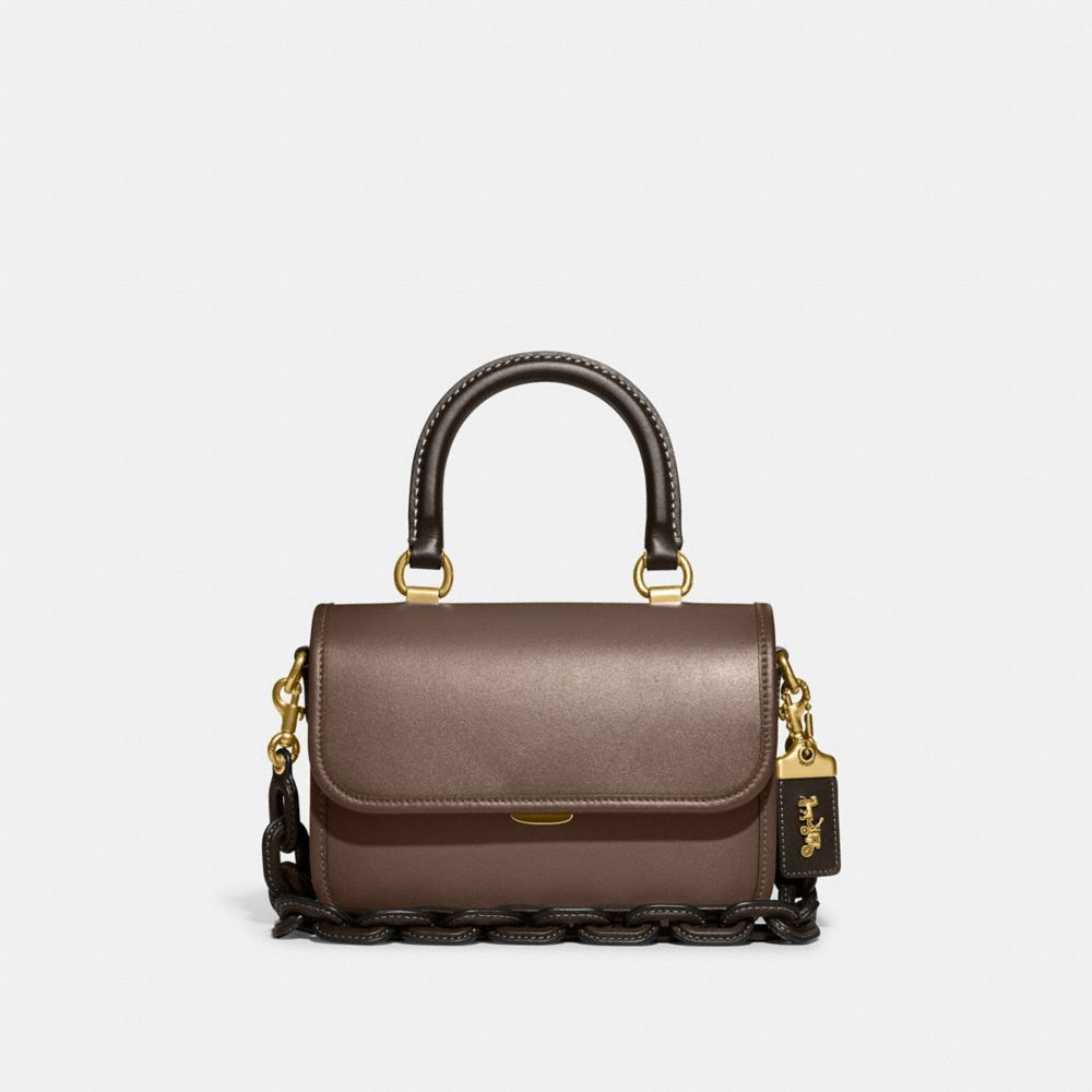 COACH コーチ ハンドバック ローグ トップ ハンドル カラーブロック 美