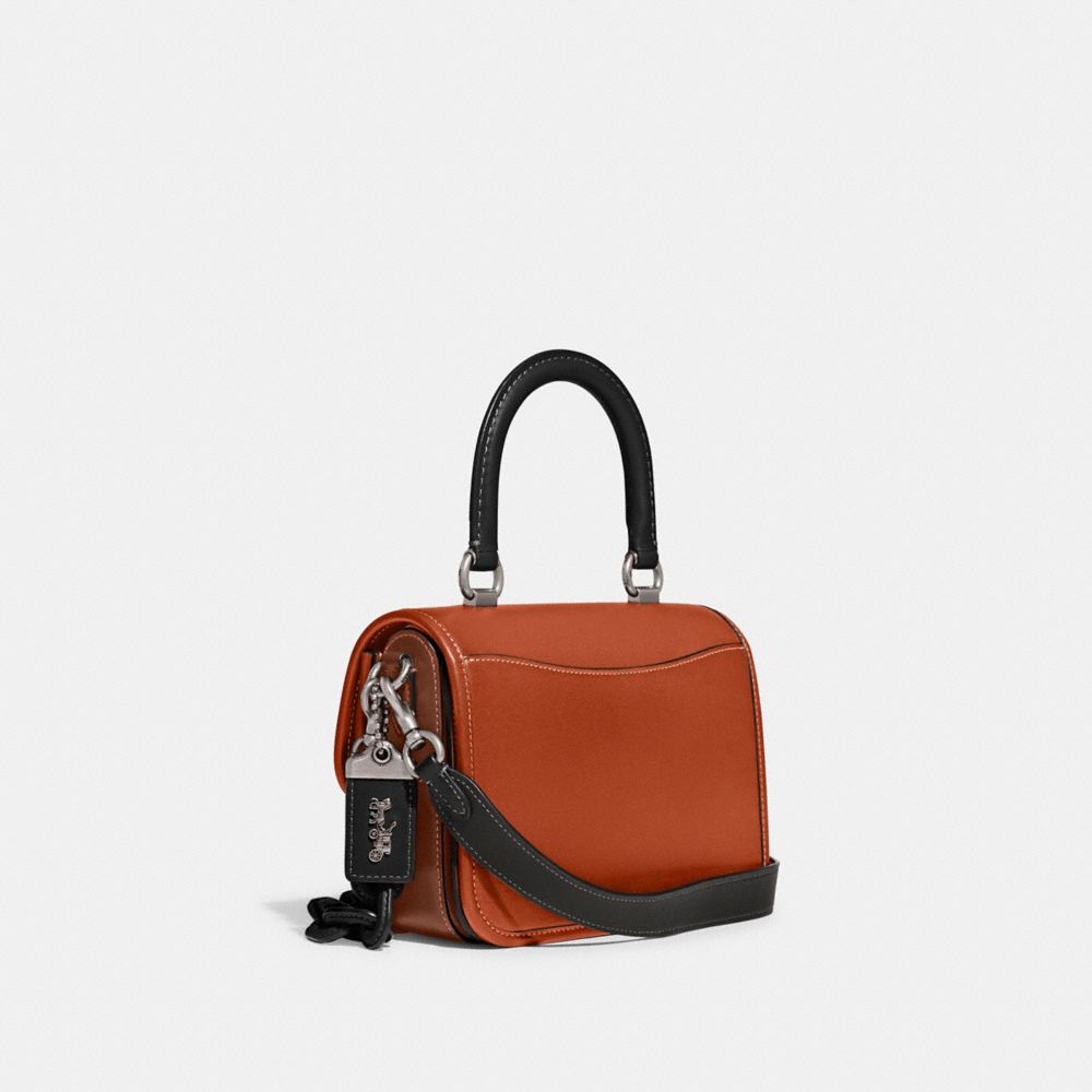 COACH®,ローグ トップ ハンドル カラーブロック,ハンドバッグ＆サッチェルバッグ,ﾊﾞｰﾆｯｼｭﾄﾞ ｱﾝﾊﾞｰ ﾏﾙﾁ