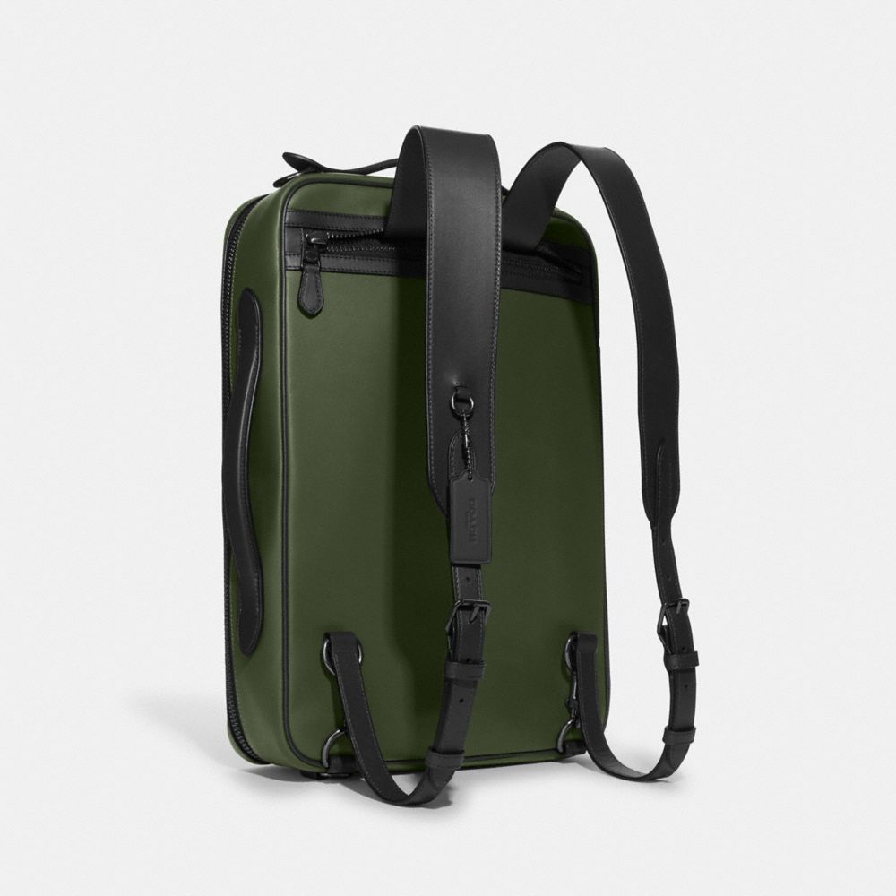 COACH®,Graham Convertible Backpack In Colorblock Leather,,Angle View