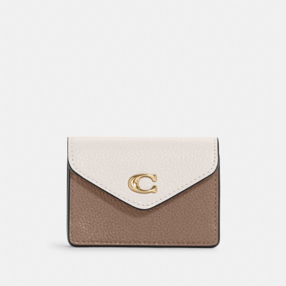 COACH®,Tammie Card Case In Colorblock,,Front View