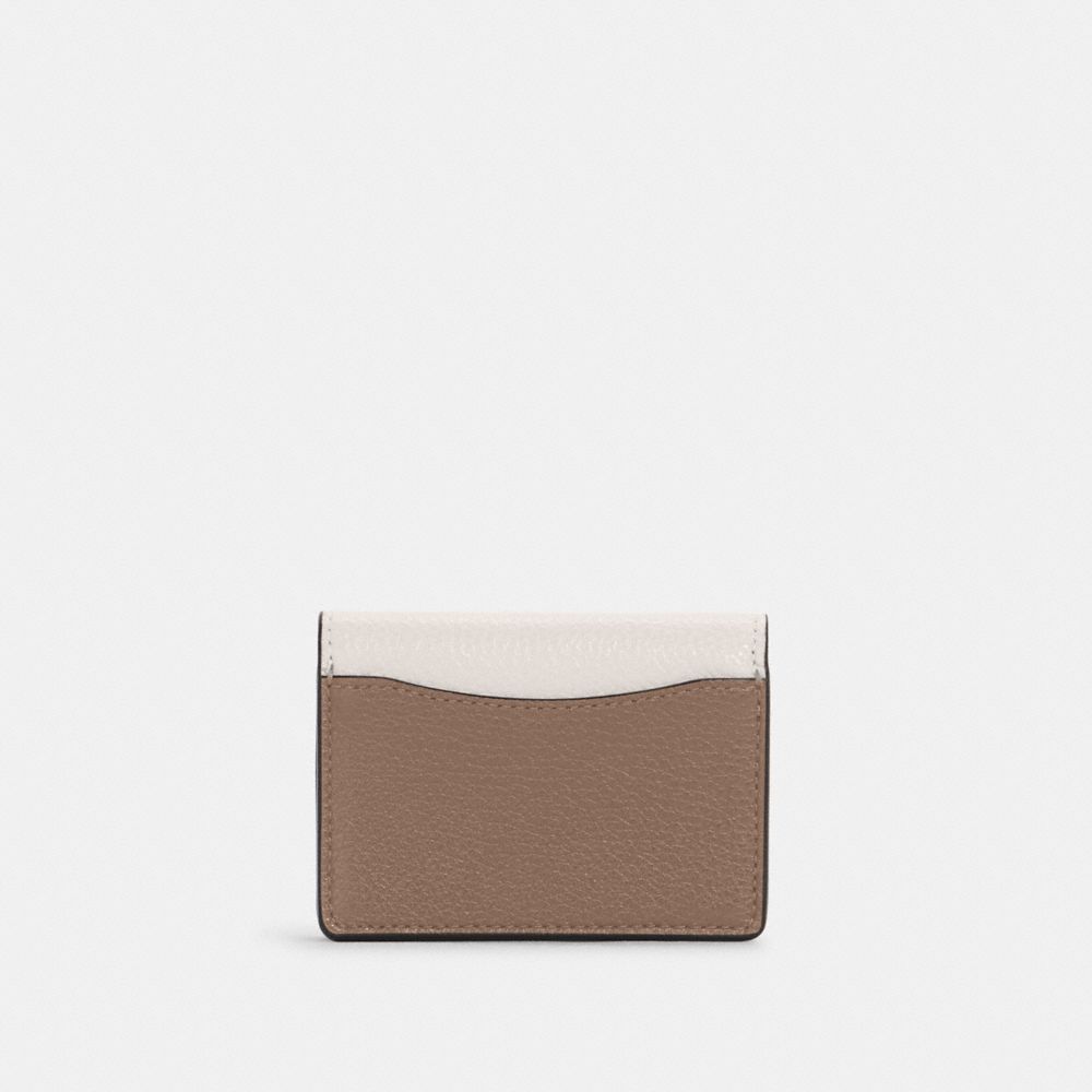 COACH®,Tammie Card Case In Colorblock,,Back View